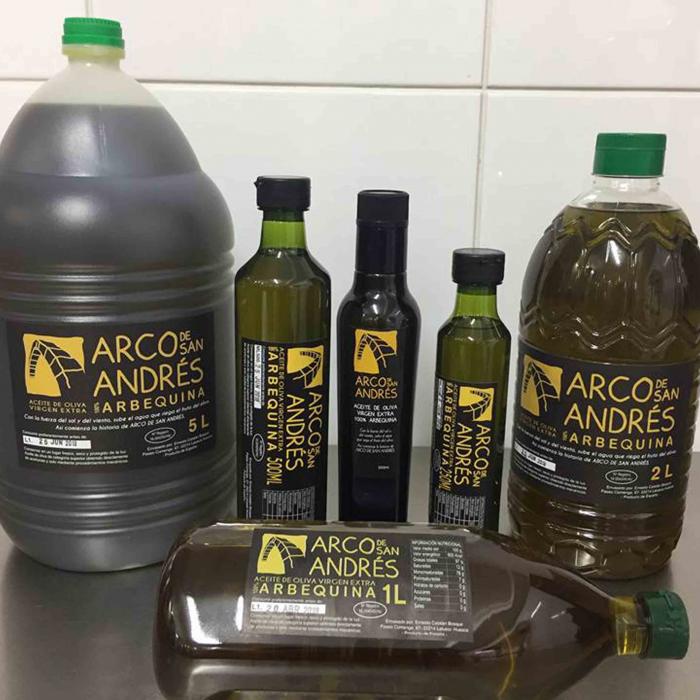 Producción aceites Arco de San Andrés